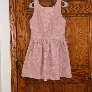 Pink backless dress